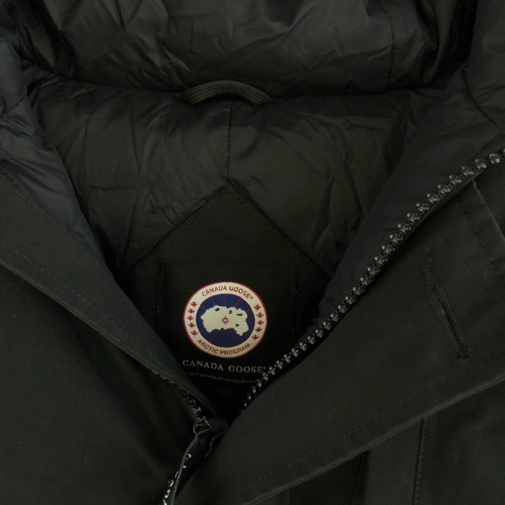 CANADA GOOSE カナダグース 3438JM 国内正規品 グリフィンインターナショナル JASPER PARKA ジャスパー パーカ ダウン ジャケット ブラック L ブラック系 L【中古】