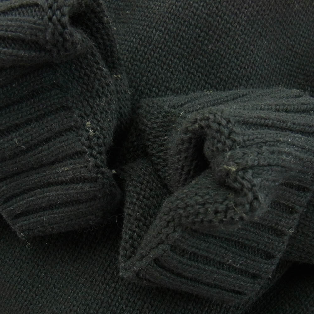 LOUIS VUITTON ルイ・ヴィトン 22SS RM221 YQL HMN86W LV インタルシア フットボール Vネック ニットセーター ブラック系 イエロー系 L【中古】