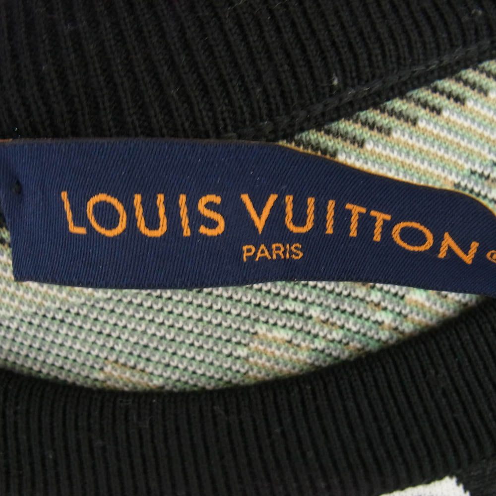 LOUIS VUITTON ルイ・ヴィトン 24SS RM241M CZU HQN32W ファンジン モチーフ マルチ ロゴ ニットセーター マルチカラー系 XL【中古】