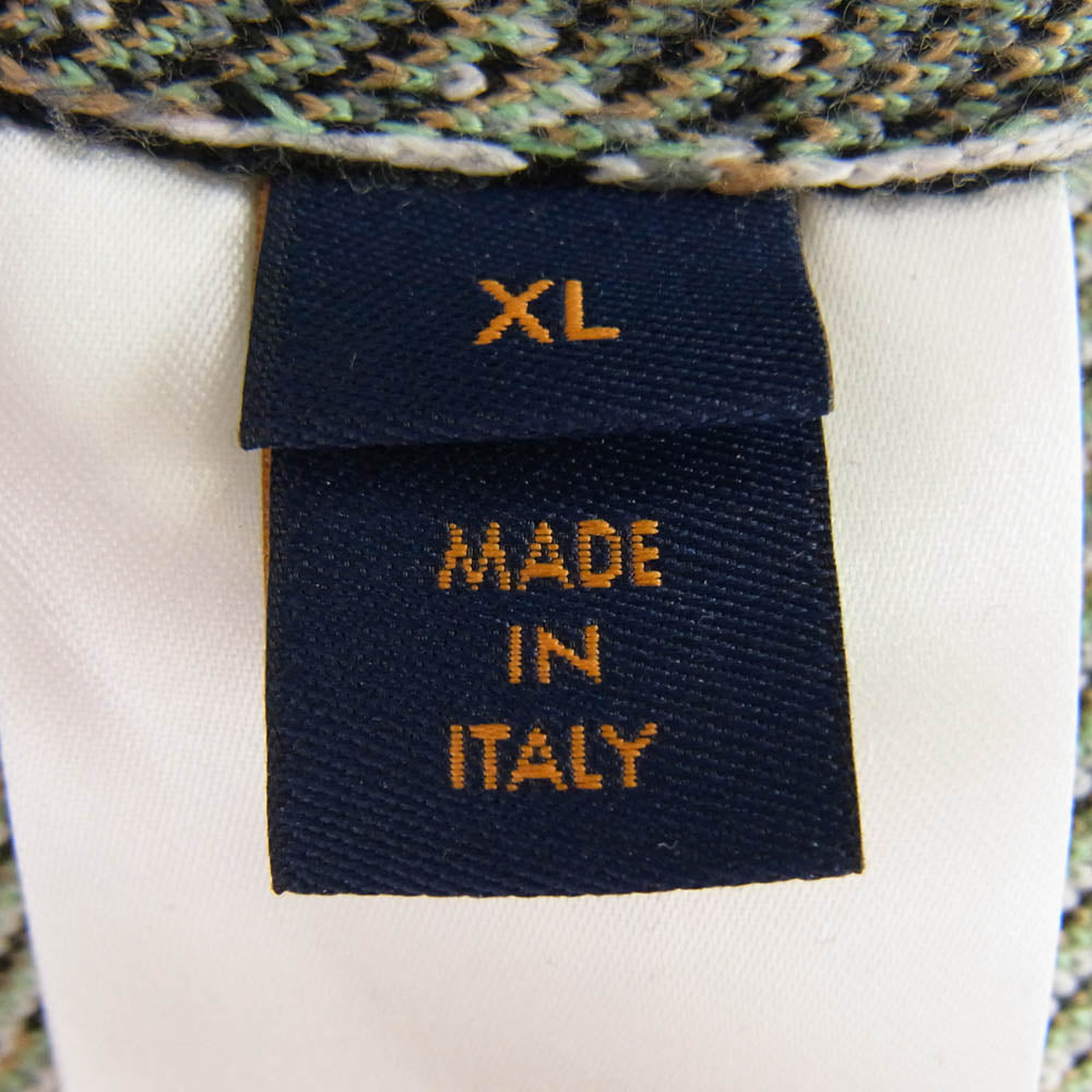 LOUIS VUITTON ルイ・ヴィトン 24SS RM241M CZU HQN32W ファンジン モチーフ マルチ ロゴ ニットセーター マルチカラー系 XL【中古】