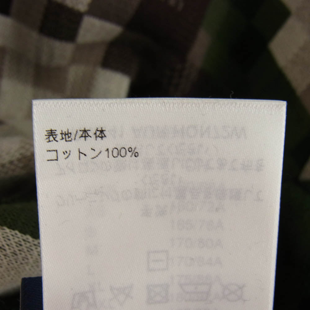 LOUIS VUITTON ルイ・ヴィトン 24SS RM241 AUR HQN72W ダモフラージュ コットン ジャガード クルーネック ニット セーター モスグリーン系 マルチカラー系 XL【中古】