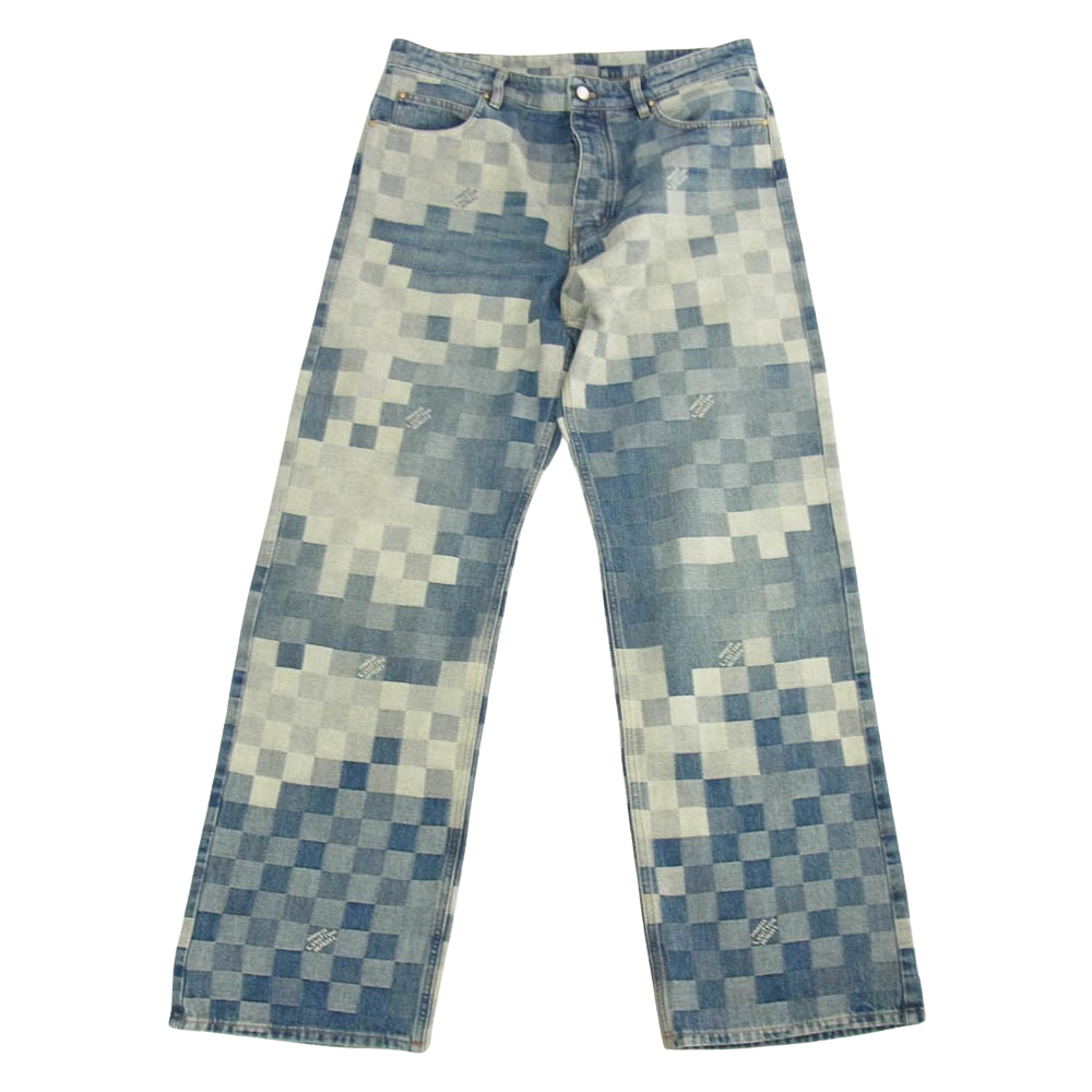 LOUIS VUITTON ルイ・ヴィトン 24SS RM241GCO HQD87W ダミエ デニム スケート デニム パンツ インディゴブルー系 32【中古】