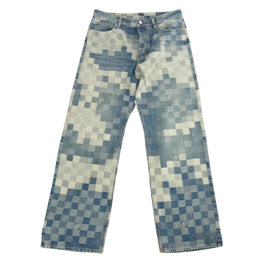 LOUIS VUITTON ルイ・ヴィトン 24SS RM241GCO HQD87W ダミエ デニム スケート デニム パンツ インディゴブルー系 32【中古】