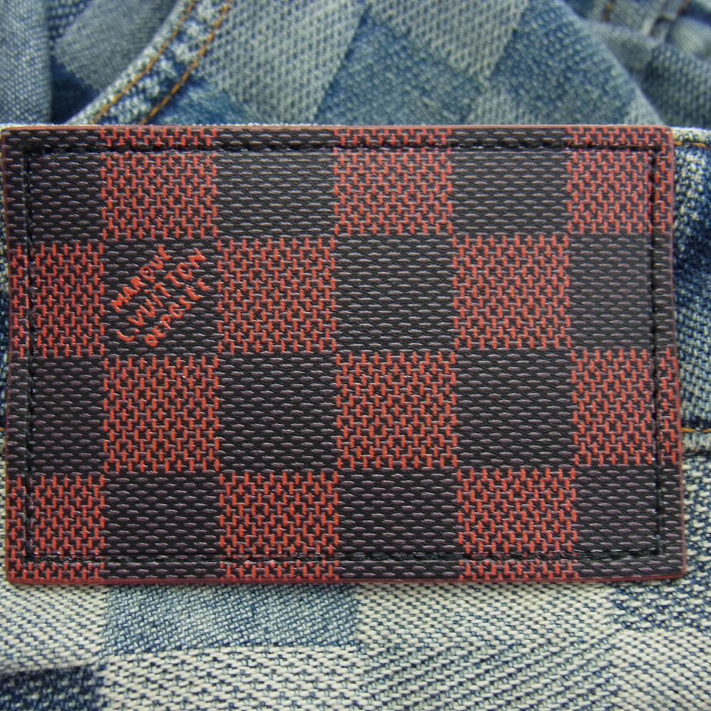 LOUIS VUITTON ルイ・ヴィトン 24SS RM241GCO HQD87W ダミエ デニム スケート デニム パンツ インディゴブルー系 32【中古】