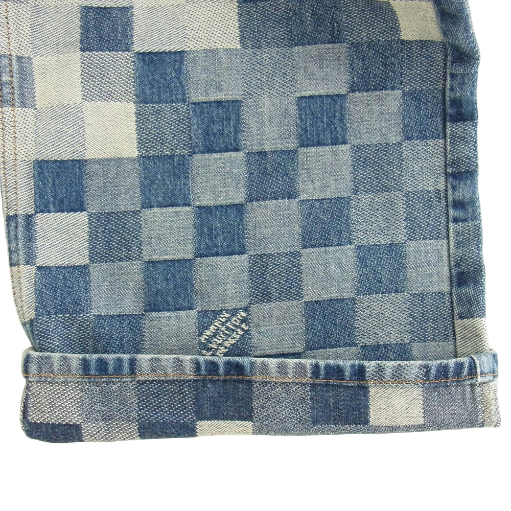 LOUIS VUITTON ルイ・ヴィトン 24SS RM241GCO HQD87W ダミエ デニム スケート デニム パンツ インディゴブルー系 32【中古】