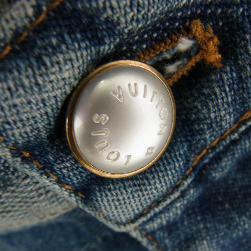 LOUIS VUITTON ルイ・ヴィトン 24SS RM241GCO HQD87W ダミエ デニム スケート デニム パンツ インディゴブルー系 32【中古】