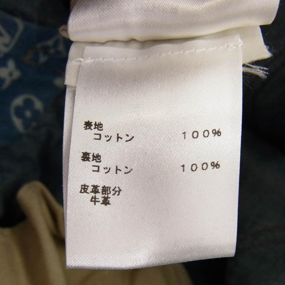 LOUIS VUITTON ルイ・ヴィトン 22AW RM222 JF0 HND90W デストロイ ベルボトム カーペンター デニム パンツ インディゴブルー系 マルチカラー系 31【中古】