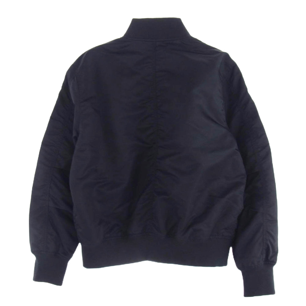 LACOSTE ラコステ BH1044L リバーシブル ボンバー ジャケット ネイビー系 M ネイビー系 オレンジ系 M【中古】