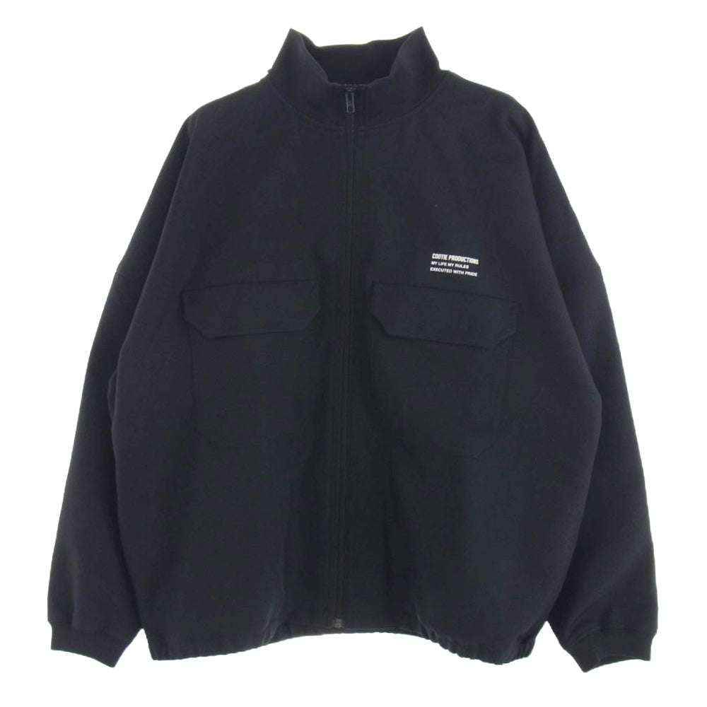 COOTIE クーティー 22SS CTE-22S207 POLYESTER TWILL TRACK JACKET ポリエステル ツイル トラック ジャケット ブラック系 M ブラック系 M【中古】