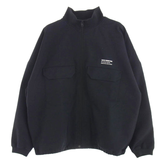COOTIE クーティー 22SS CTE-22S207 POLYESTER TWILL TRACK JACKET ポリエステル ツイル トラック ジャケット ブラック系 M ブラック系 M【中古】