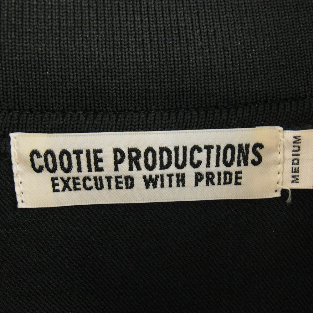 COOTIE クーティー 22SS CTE-22S207 POLYESTER TWILL TRACK JACKET ポリエステル ツイル トラック ジャケット ブラック系 M ブラック系 M【中古】