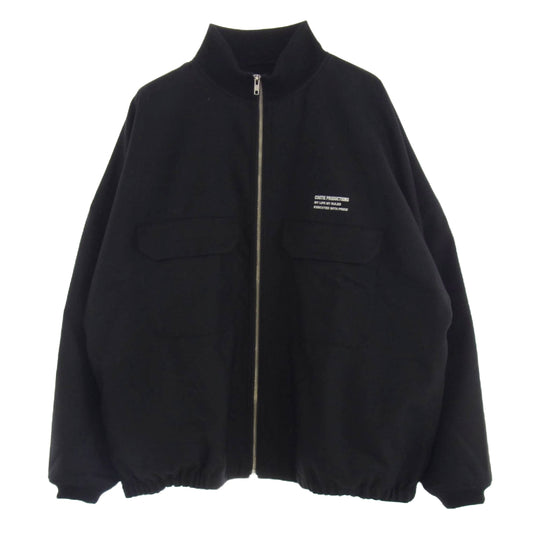 COOTIE クーティー 22AW CTE-22A209 Wool Saxony Track Jacket Black ウールサキソニー トラックジャケット ブラック系 L ブラック系 L【中古】