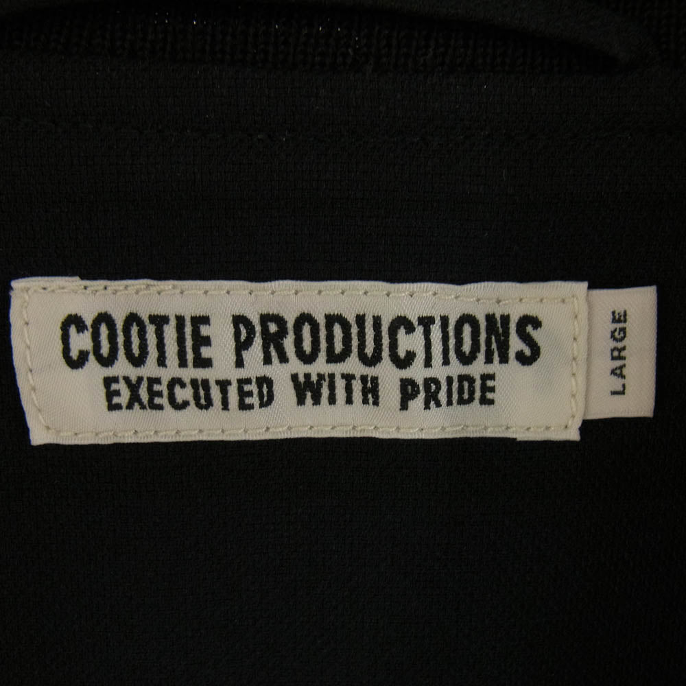 COOTIE クーティー 22AW CTE-22A209 Wool Saxony Track Jacket Black ウールサキソニー トラックジャケット ブラック系 L ブラック系 L【中古】