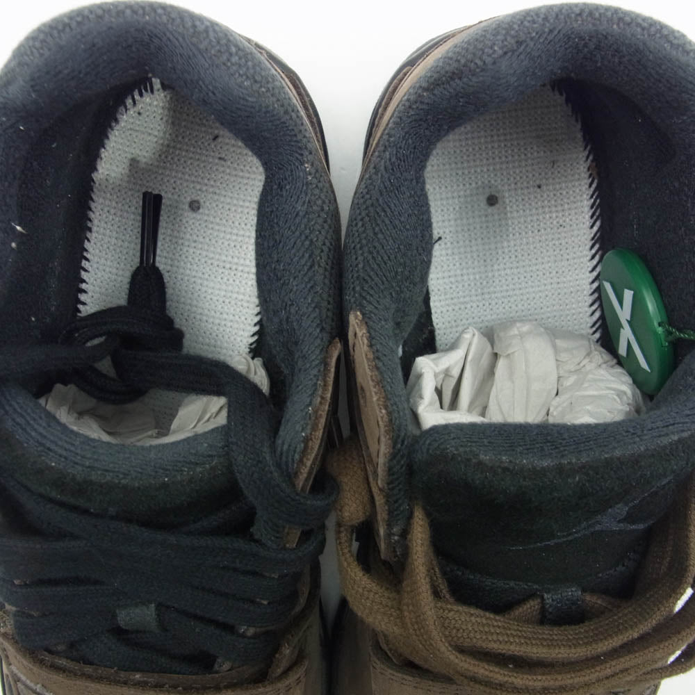 NIKE ナイキ FZ8117-204 フェイクバスターズ鑑定済×Travis Scott  Jordan Jumpman Jack TR CJ1 T-Rexx トラヴィススコット ジョーダン ジャンプマンジャック スニーカー ブラック系 ブラウン系 26cm【中古】