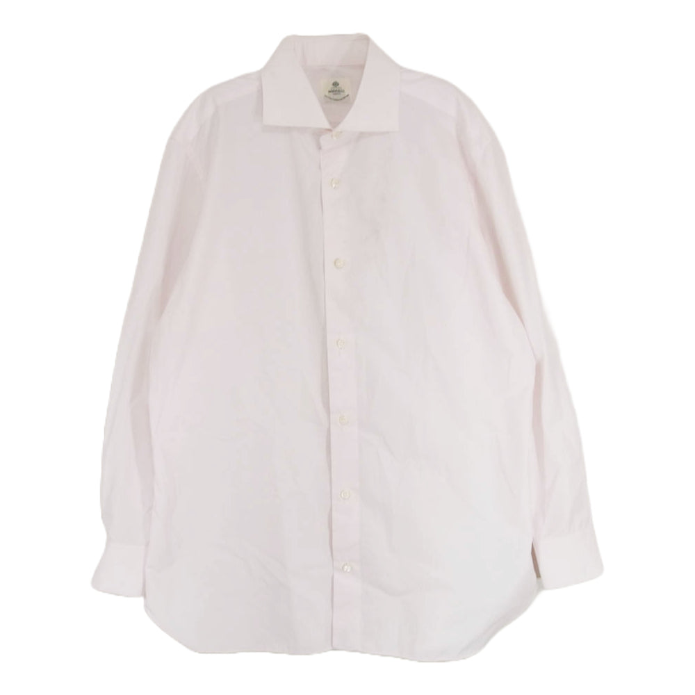 Luigi Borrelli ルイジ・ボレッリ ワイドカラー  シャツ ドレスシャツ ピンク系 ピンク系 16 1/2【中古】