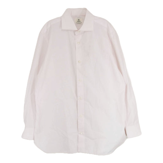 Luigi Borrelli ルイジ・ボレッリ ワイドカラー  シャツ ドレスシャツ ピンク系 ピンク系 16 1/2【中古】