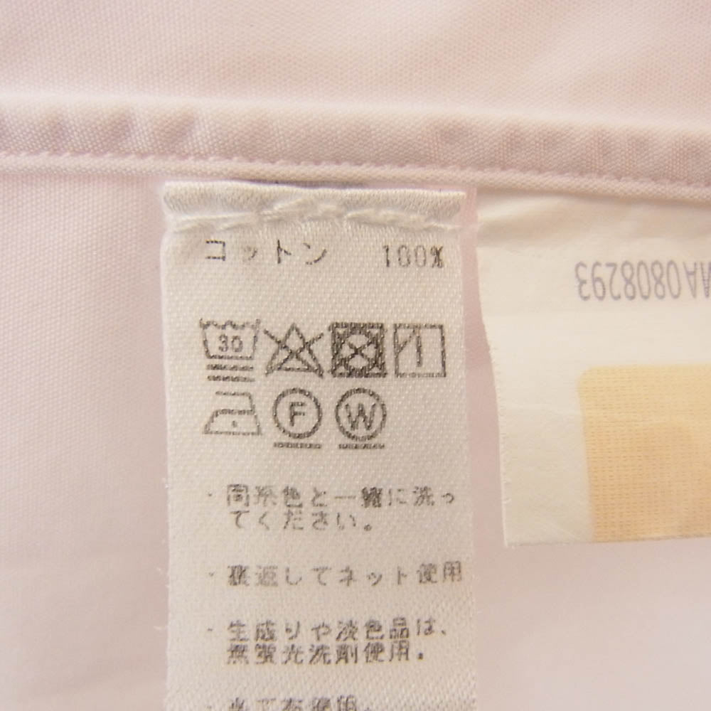Luigi Borrelli ルイジ・ボレッリ ワイドカラー  シャツ ドレスシャツ ピンク系 ピンク系 16 1/2【中古】