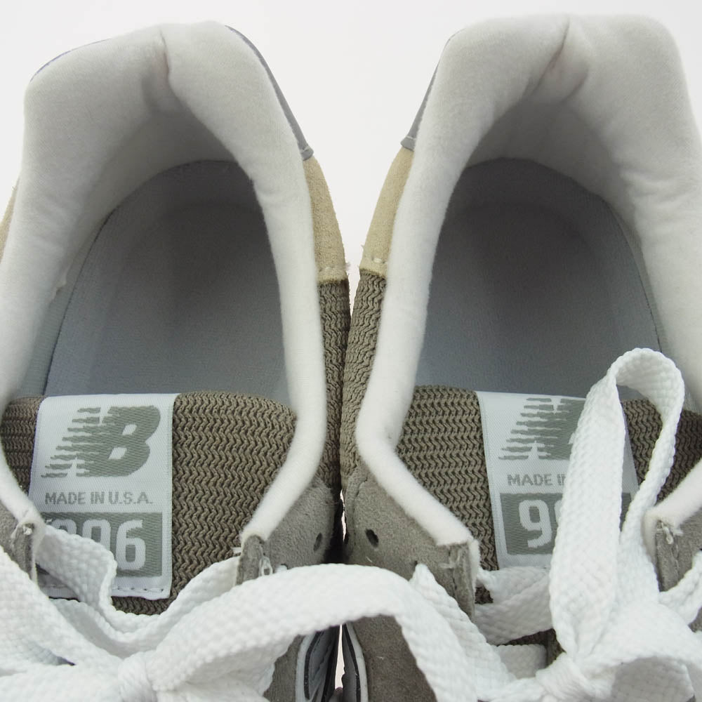 NEW BALANCE ニューバランス U996GR USA製 スニーカー ランニングシューズ グレー系 26.5cm【極上美品】【中古】