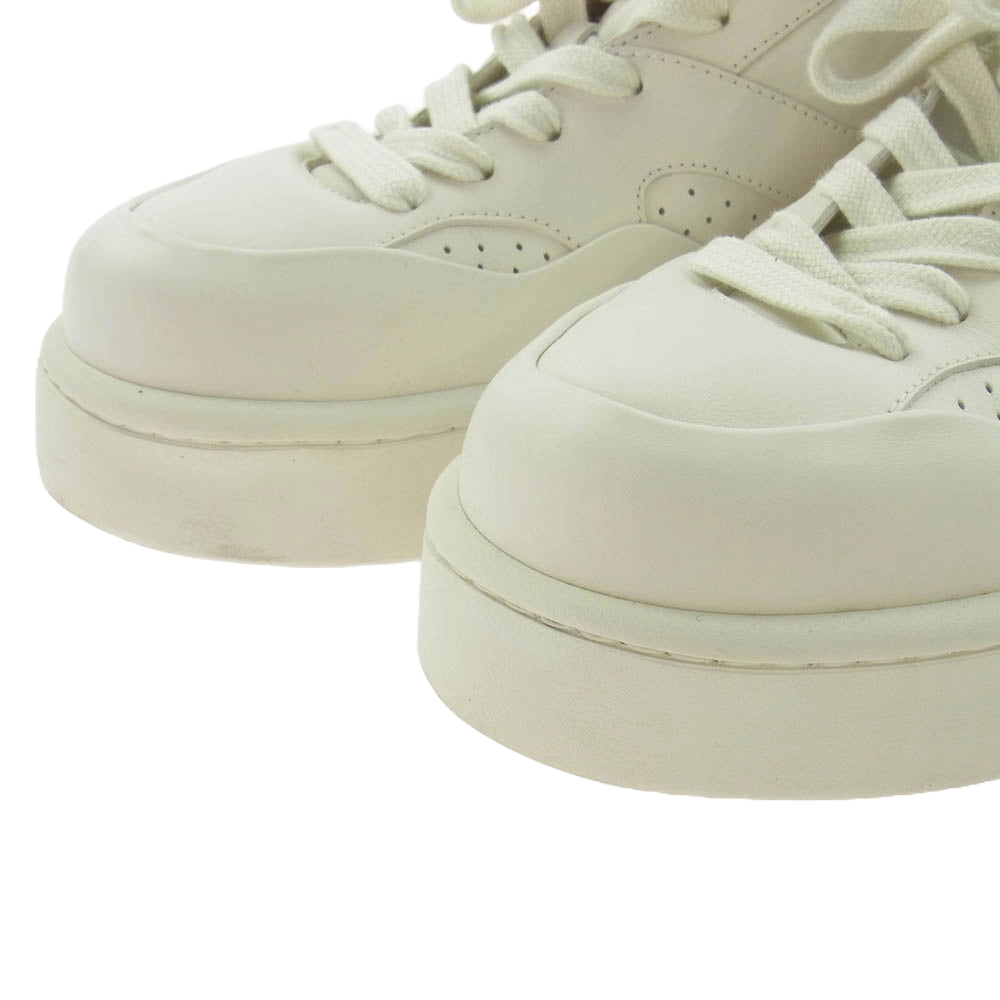JIL SANDER ジルサンダー J33WS0026 SNEAKER LOW レザー ローカット スニーカー ホワイト系 42【中古】