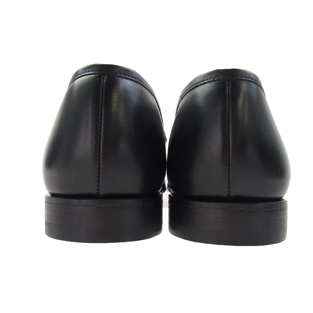 CROCKETT&JONES クロケットアンドジョーンズ 26224 BOSTON 2 ボストン コインローファー ブラック系 7E【極上美品】【中古】