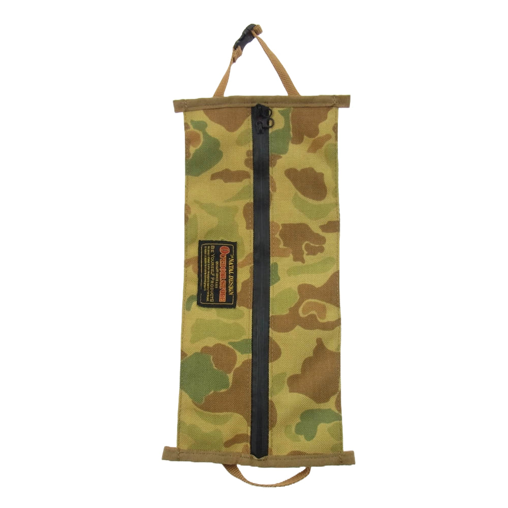 NATAL DESIGN ネイタルデザイン PAPER TOWEL PORCH CAMO ペーパータオル ポーチ カモ カーキ系【美品】【中古】