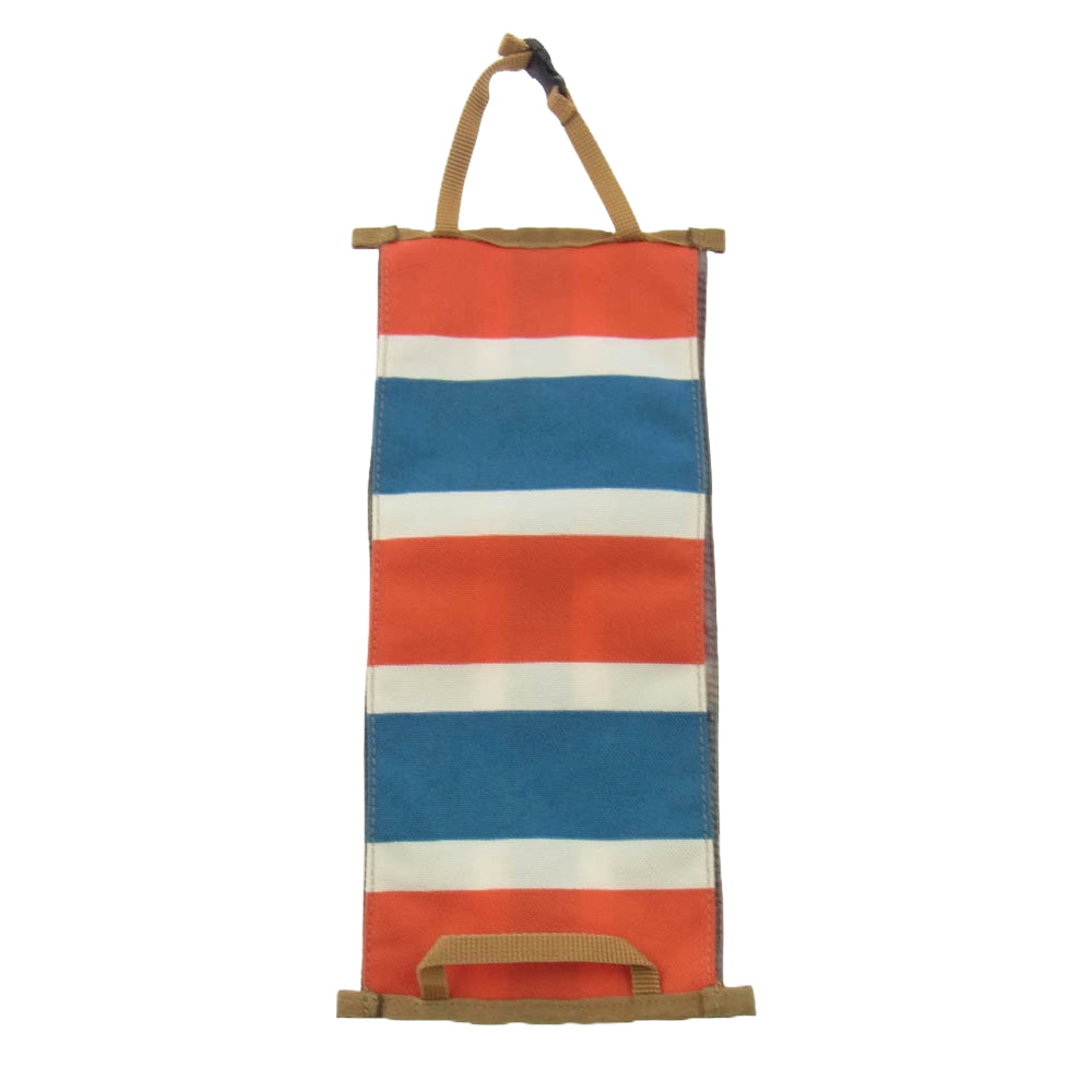 NATAL DESIGN ネイタルデザイン PAPER TOWEL PORCH RETRO STRIPE ペーパータオル ポーチ レトロストライプ レッド系 ブルー系【美品】【中古】