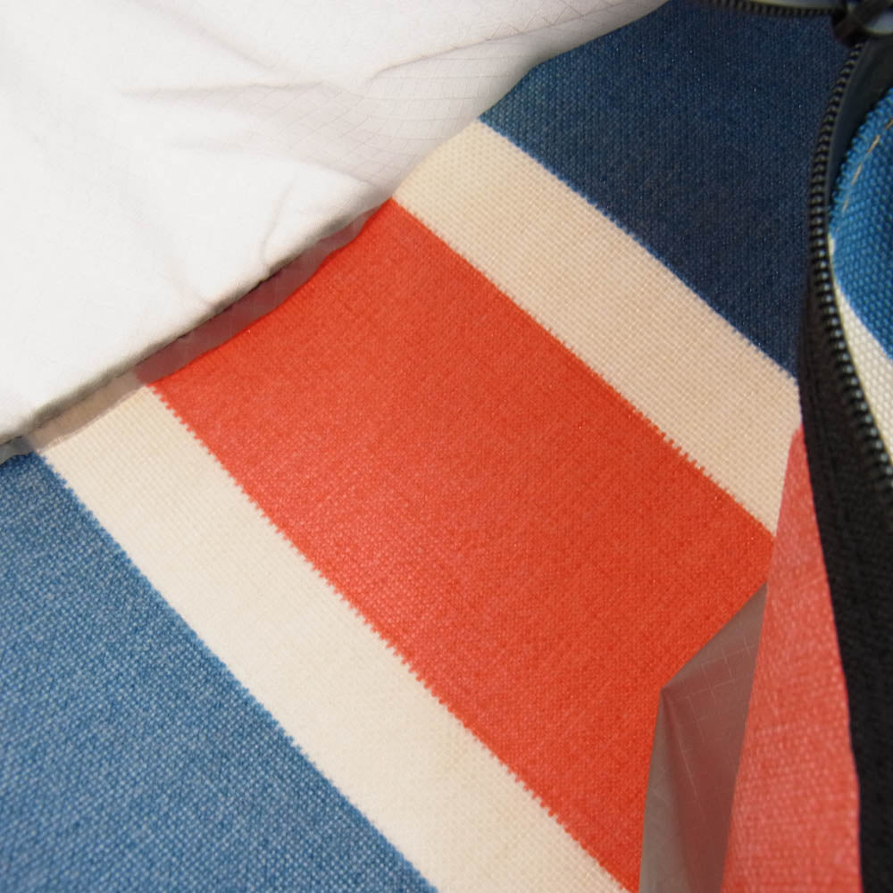 NATAL DESIGN ネイタルデザイン PAPER TOWEL PORCH RETRO STRIPE ペーパータオル ポーチ レトロストライプ レッド系 ブルー系【美品】【中古】
