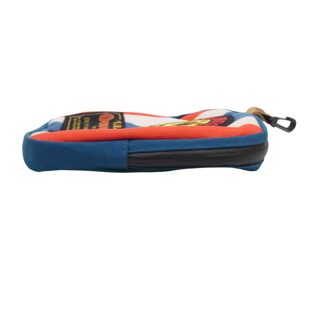 NATAL DESIGN ネイタルデザイン LISENCE POUCH  RETRO STRIPE ライセンスポーチ レトロストライプ ブルー系【中古】