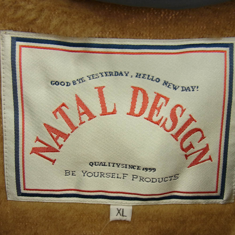 ネイタルデザイン ND-OS-103 BURLAP OUTFITTER バーラップアウトフィッター FLEECE FIELD PARKA フリース アノラック パーカー ブラウン系 XL【美品】【中古】