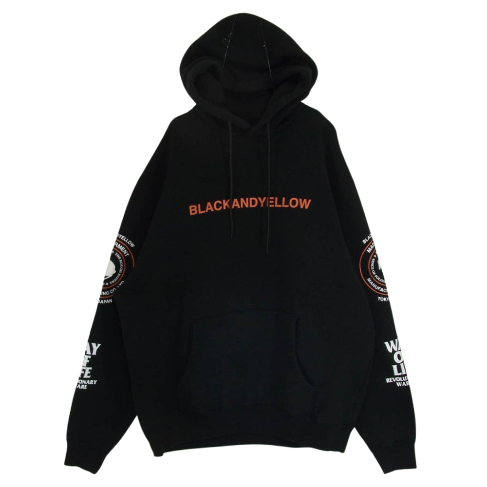 RATS ラッツ 21'RTC-1002 MC HOODIE BLACK プルオーバーパーカー ブラック系 XL【極上美品】【中古】