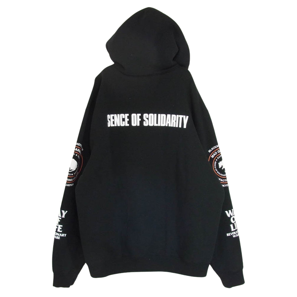 RATS ラッツ 21'RTC-1002 MC HOODIE BLACK プルオーバーパーカー ブラック系 XL【極上美品】【中古】