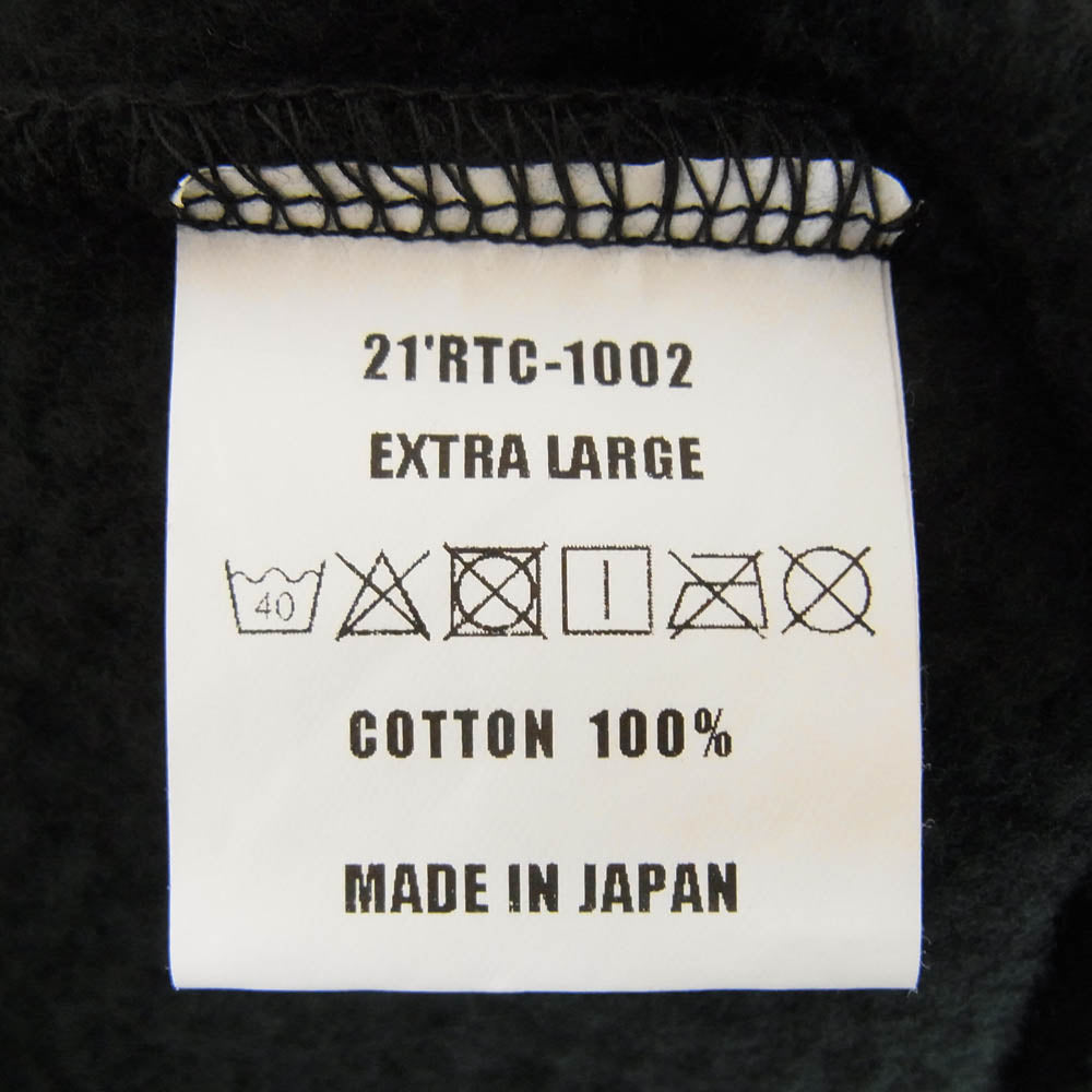 RATS ラッツ 21'RTC-1002 MC HOODIE BLACK プルオーバーパーカー ブラック系 XL【極上美品】【中古】