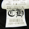 CHROME HEARTS クロムハーツ（原本無） 国内正規品 Y NOT CHプラス レザーパッチ クロスボールジップ ダガージップ スウェット フルジップ パーカー ブラック系 XL【中古】