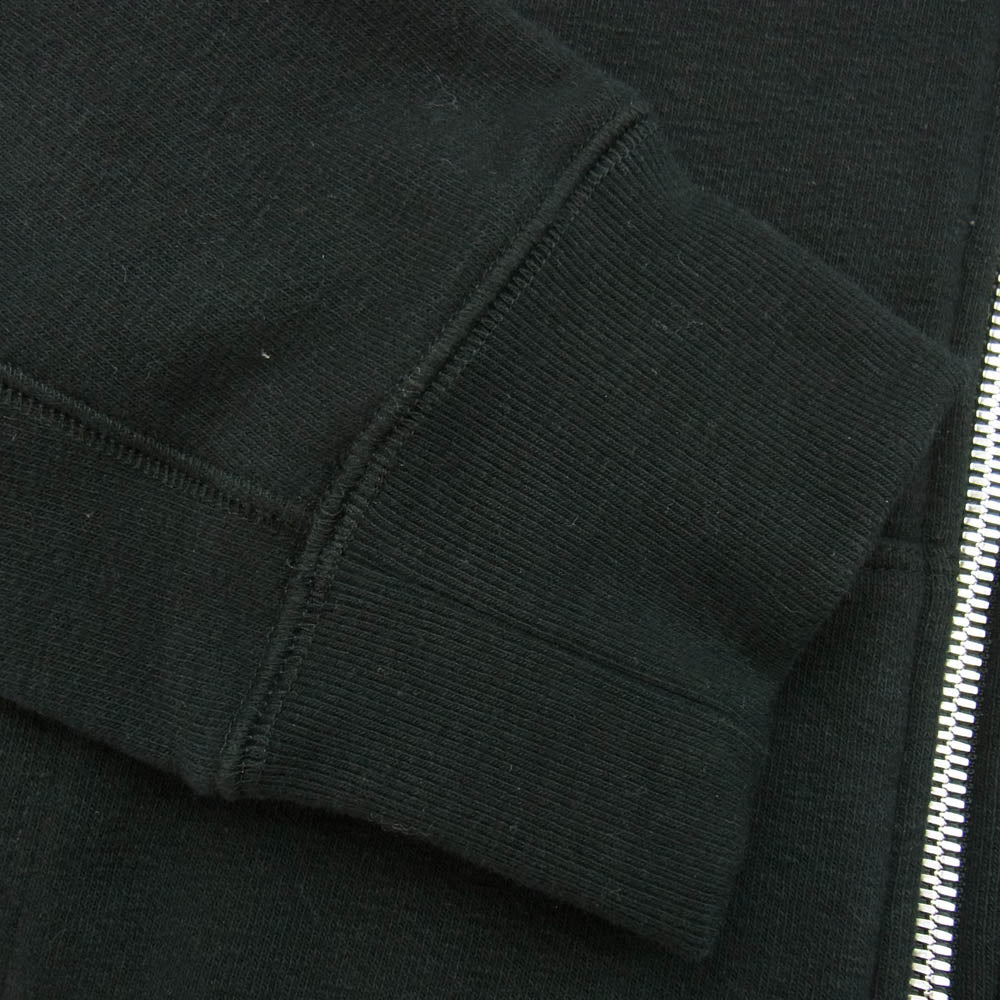 CHROME HEARTS クロムハーツ（原本無） 国内正規品 Y NOT CHプラス レザーパッチ クロスボールジップ ダガージップ スウェット フルジップ パーカー ブラック系 XL【中古】