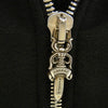 CHROME HEARTS クロムハーツ（原本無） 国内正規品 Y NOT CHプラス レザーパッチ クロスボールジップ ダガージップ スウェット フルジップ パーカー ブラック系 XL【中古】