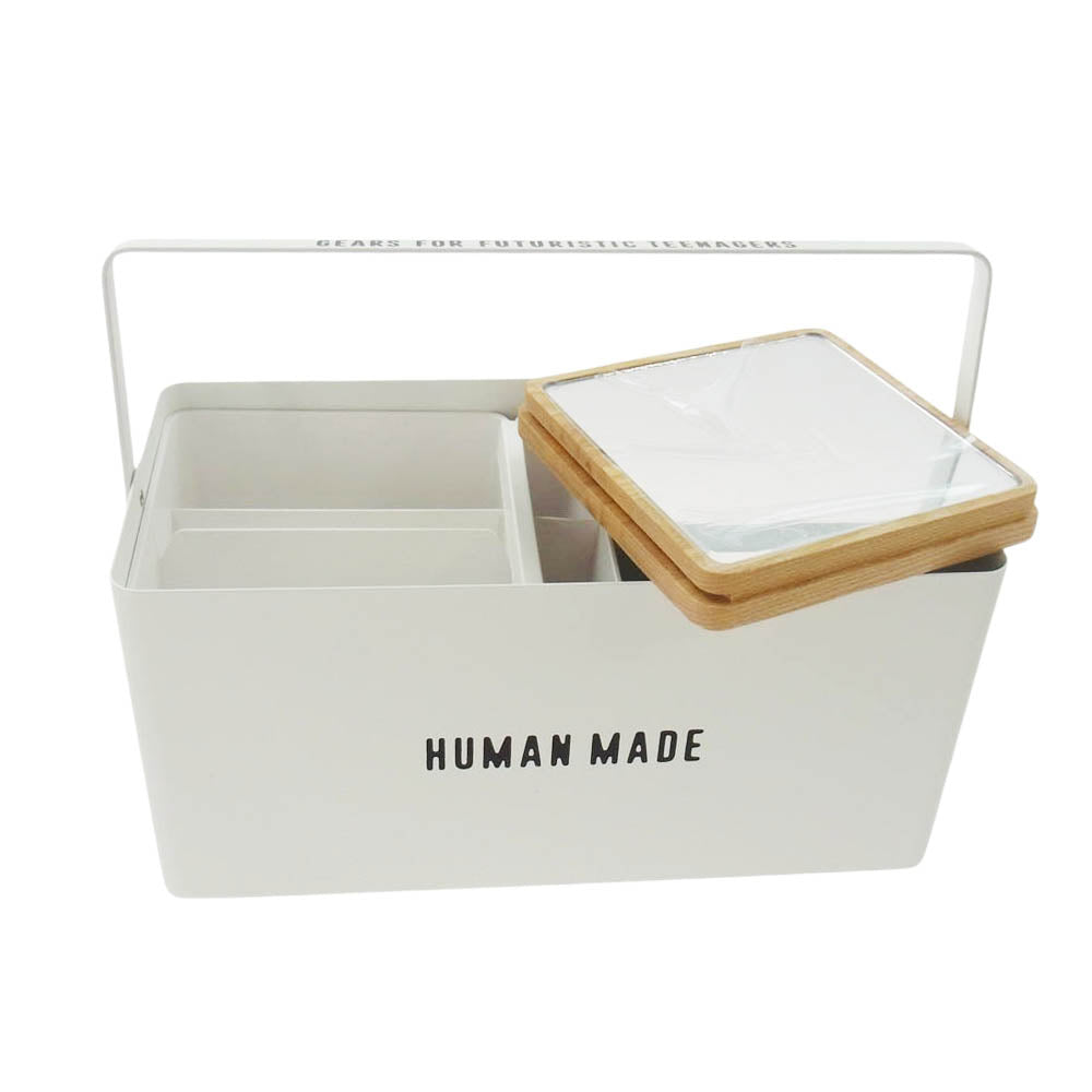 HUMAN MADE ヒューマンメイド HM26GD105 TRASH BREAD MAKEUP メイクボックス 小物入れ ホワイト系【新古品】【未使用】【中古】