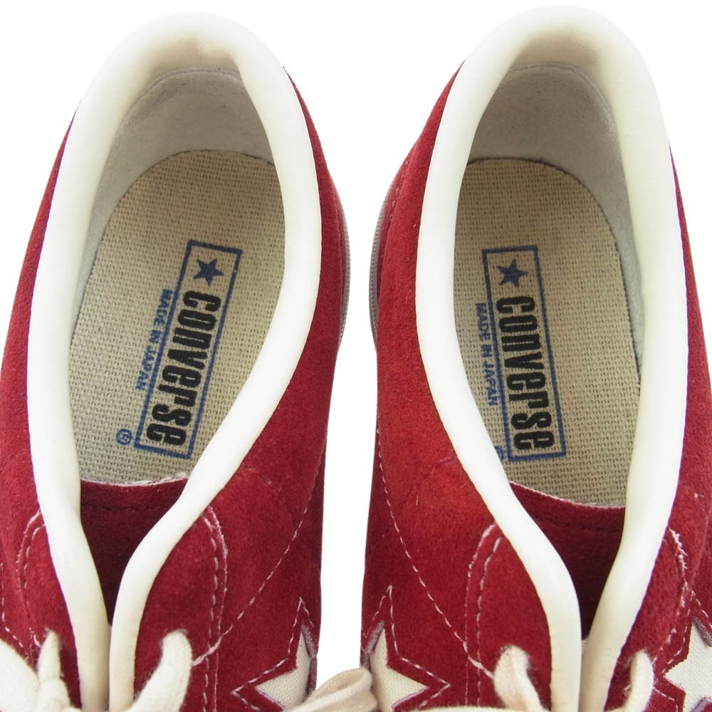 CONVERSE コンバース 日本製 OS J VTG ワンスタータイムライン レッド系 27cm【中古】