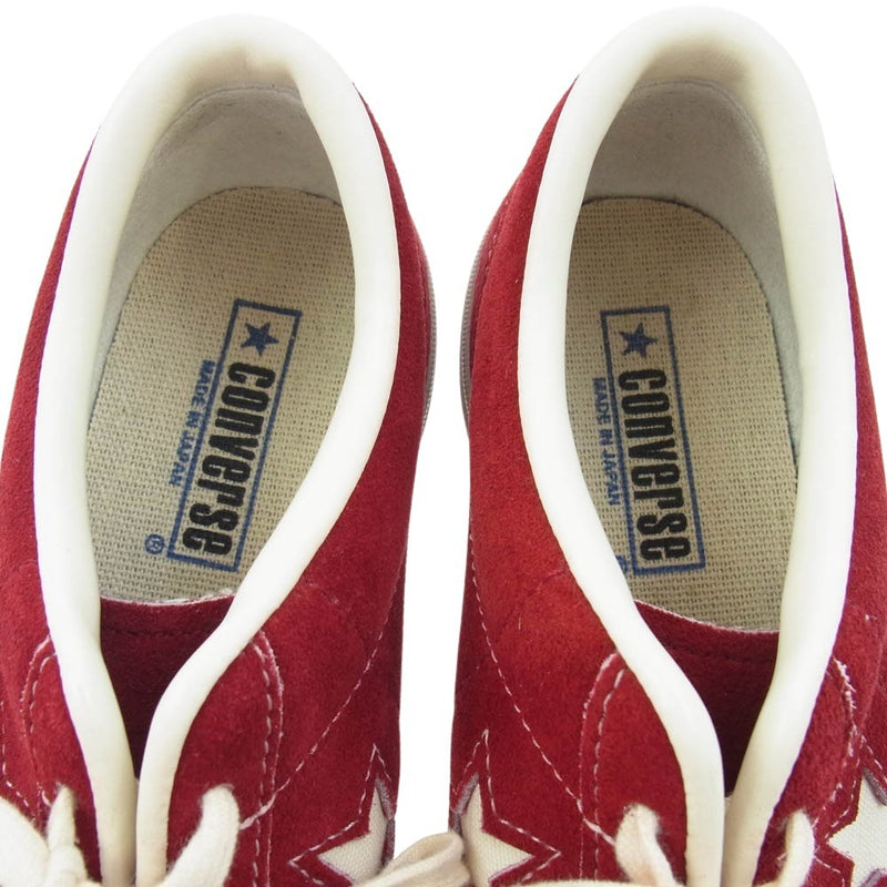 CONVERSE コンバース 日本製 OS J VTG ワンスタータイムライン レッド 