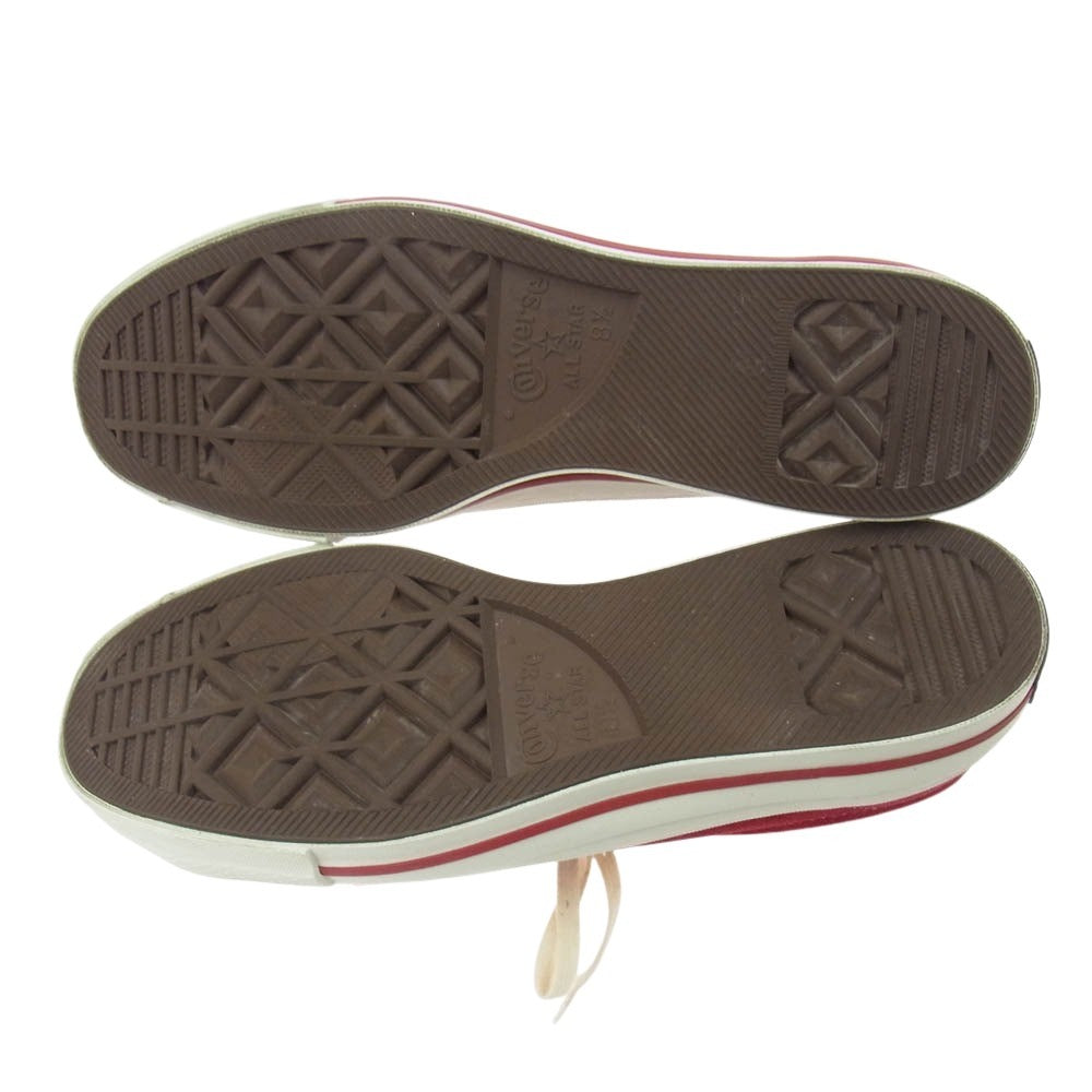 CONVERSE コンバース 日本製 OS J VTG ワンスタータイムライン レッド系 27cm【中古】