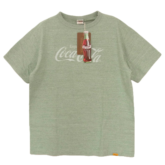 STANDARD CALIFORNIA スタンダードカリフォルニア COCA-COLA × SD 88/12 LOGO T Tシャツ グリーン系 L【新古品】【未使用】【中古】