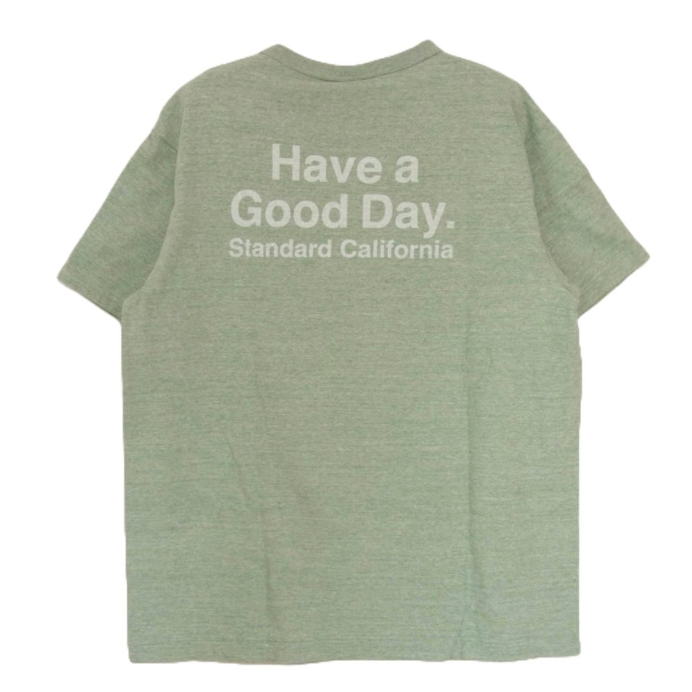 STANDARD CALIFORNIA スタンダードカリフォルニア COCA-COLA × SD 88/12 LOGO T Tシャツ グリーン系 L【新古品】【未使用】【中古】