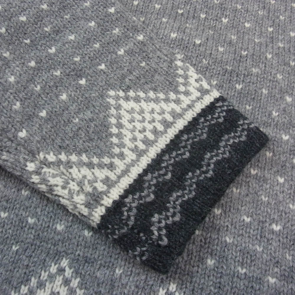 STANDARD CALIFORNIA スタンダードカリフォルニア SD Birds Eye Nordic Sweater バーズアイ ノルディック セーター ニット グレー系 M【極上美品】【中古】