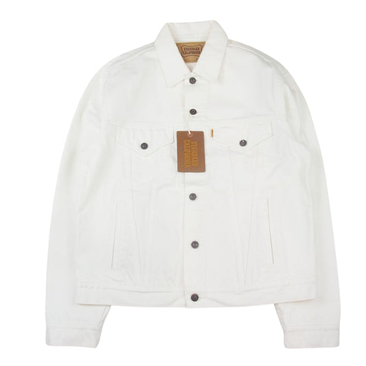 STANDARD CALIFORNIA スタンダードカリフォルニア SD DENIM JACKET S957 OW Vintage Wash ホワイトデニム ジャケット ホワイト系 W42【新古品】【未使用】【中古】