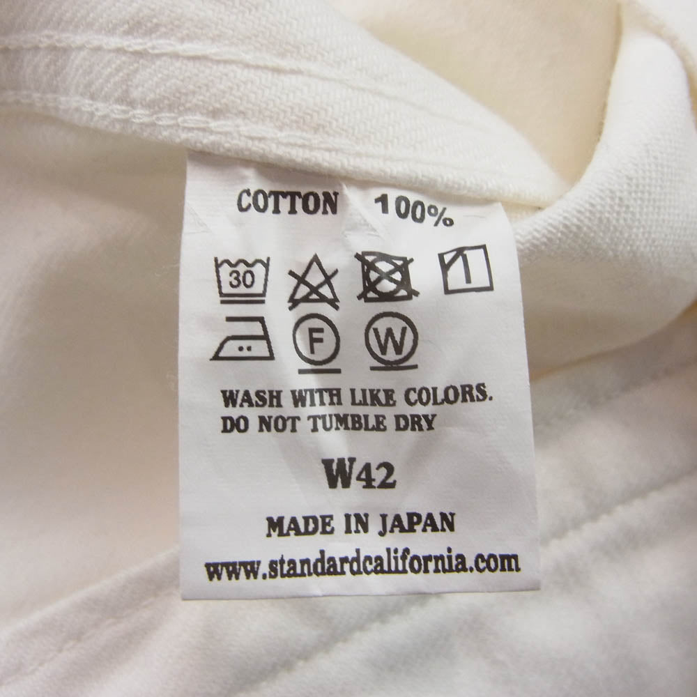 STANDARD CALIFORNIA スタンダードカリフォルニア SD DENIM JACKET S957 OW Vintage Wash ホワイトデニム ジャケット ホワイト系 W42【新古品】【未使用】【中古】