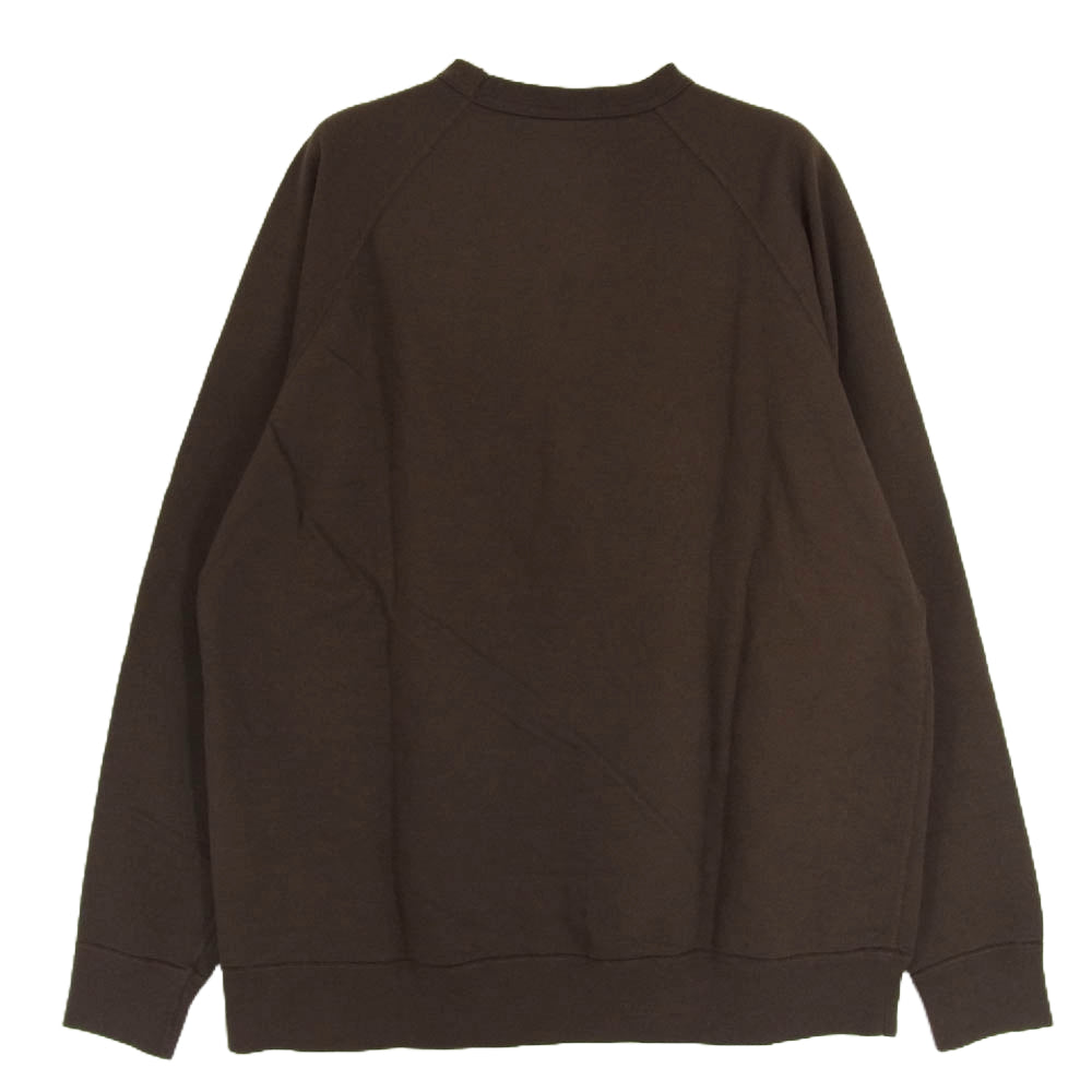 STANDARD CALIFORNIA スタンダードカリフォルニア 24AW SD Pima Cotton Crew Sweat ピマコットン スウェット ブラウン系 L【美品】【中古】