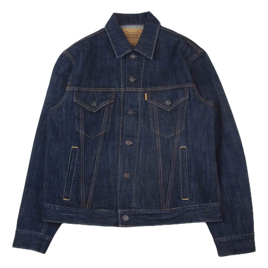 STANDARD CALIFORNIA スタンダードカリフォルニア SD Denim Jacket S957 One Wash ワンウォッシュ デニム ジャケット インディゴブルー系 W38【美品】【中古】