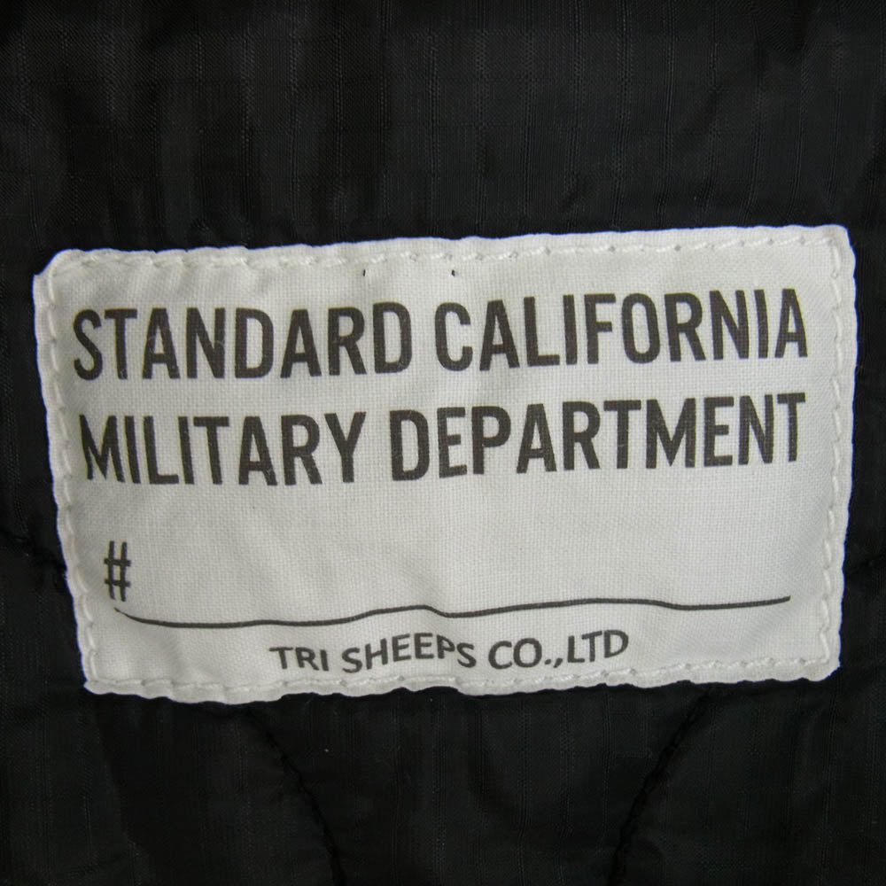 STANDARD CALIFORNIA スタンダードカリフォルニア SD Reversible Army Hood Coat リバーシブル アーミー フーデッド 中綿 コート ブラック系 L【中古】