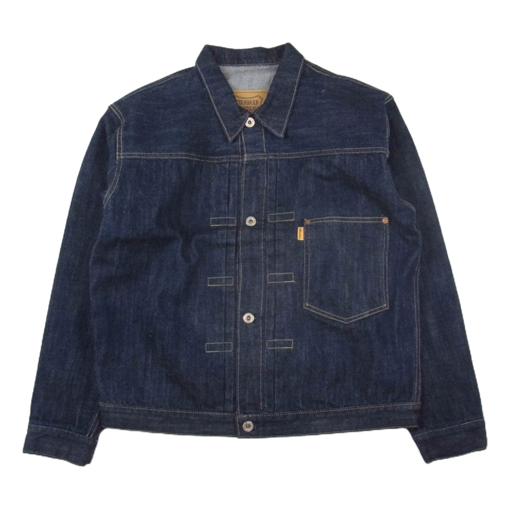 STANDARD CALIFORNIA スタンダードカリフォルニア Denim Jacket S996 WW Ⅱ OW 大戦モデル ワンウォッシュ デニム ジャケット インディゴブルー系 38【美品】【中古】