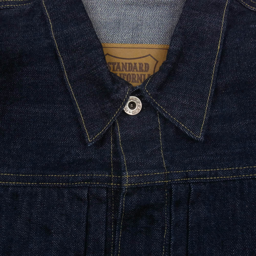 STANDARD CALIFORNIA スタンダードカリフォルニア Denim Jacket S996 WW Ⅱ OW 大戦モデル ワンウォッシュ デニム ジャケット インディゴブルー系 38【美品】【中古】