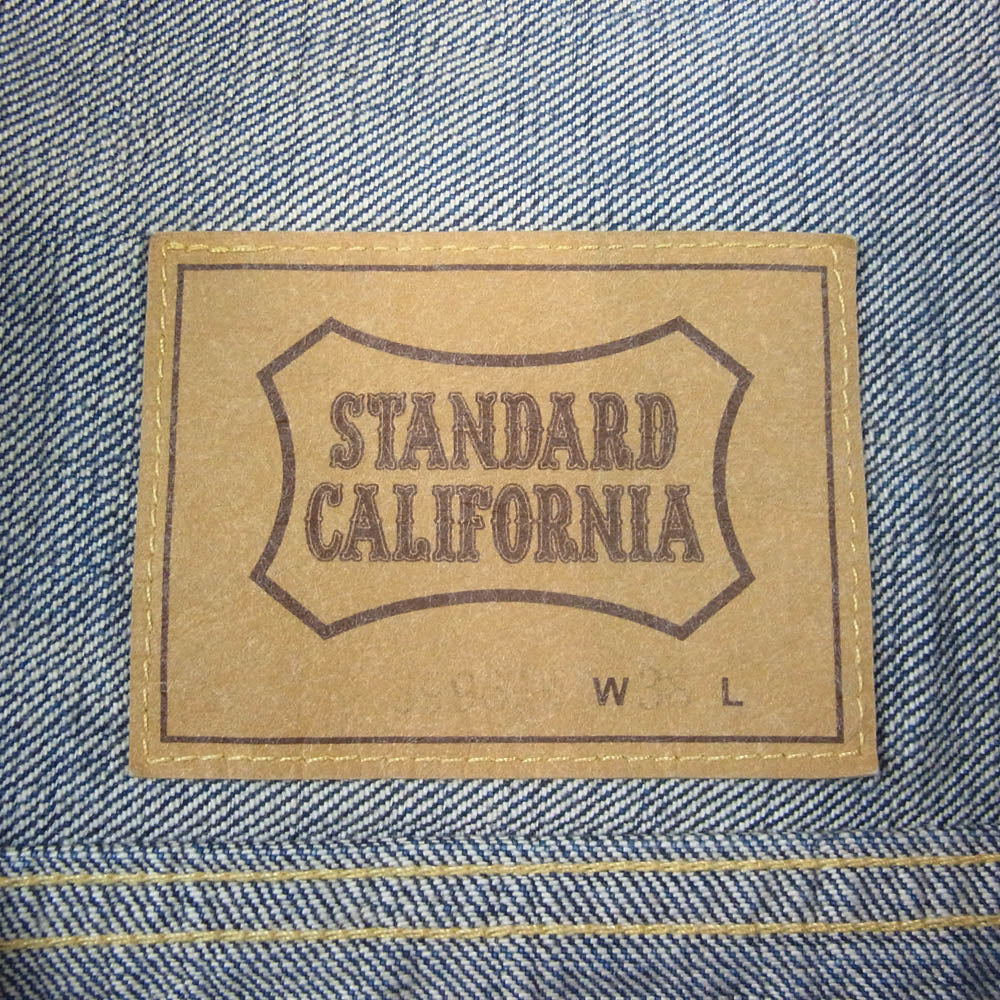 STANDARD CALIFORNIA スタンダードカリフォルニア SD Denim Jacket S996 WW 2 Vintage Wash ヴィンテージ加工 大戦モデル デニム ジャケット インディゴブルー系 W38【美品】【中古】